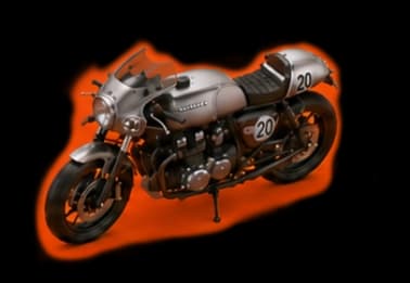 Grey motorcycle 3