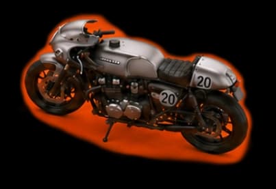 Grey motorcycle 5